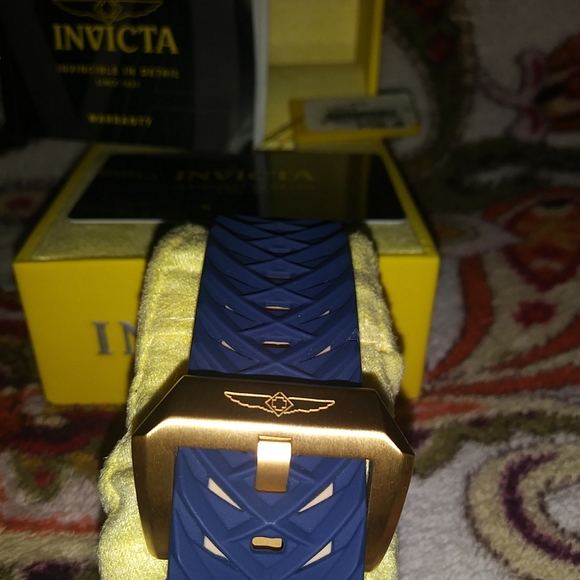 Invicta 18k Rose Gold Plated Automatic Watch NWT - Picture 9 of 12